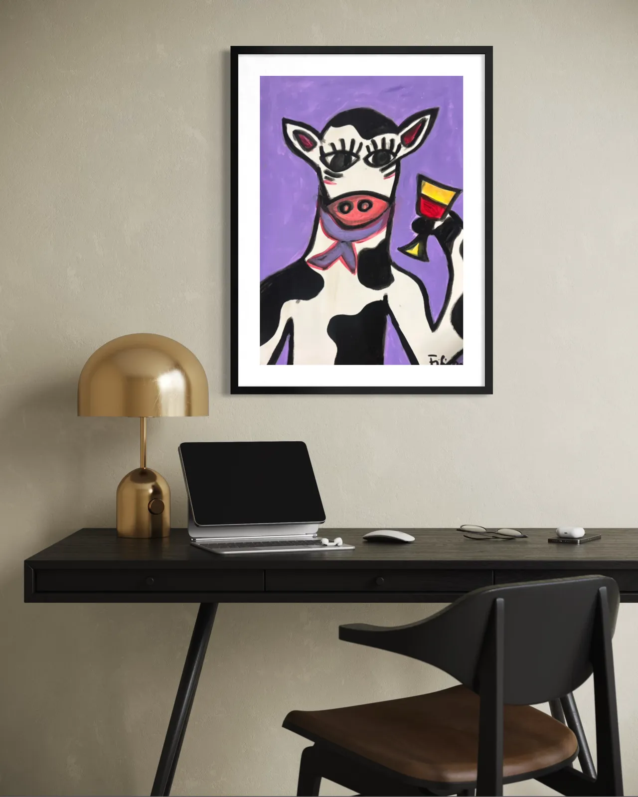 Cow and Wine